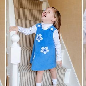 The Beaufort Bonnet Company Blue Floral Dress